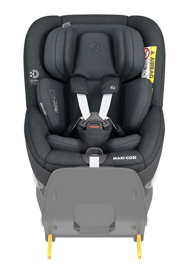 Pearl 360 I - Size Infant Car Seat, 360 Swivel Car Seat, G - Cell Side Impact Protection, One - Hand Rotation, Climaflow, 0 - 4 Years, Authentic Graphite