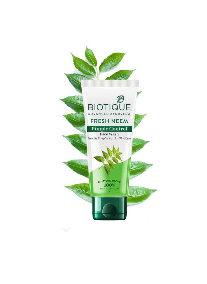 Advanced Ayurveda Bio Neem Purifying Face Wash For All Skin Types 150Ml I 5.07 Fl. Oz.