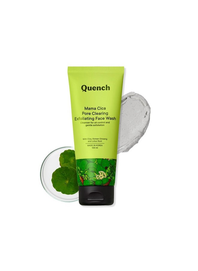 Quench Pore Clearing Exfoliating Face Wash | Korean Face Wash | Made In Korea (100Ml)