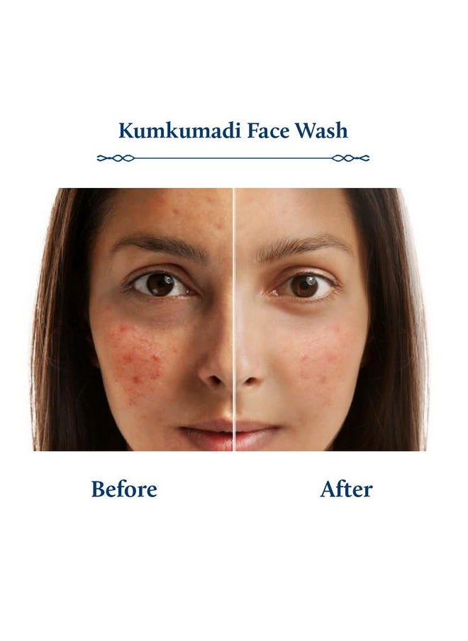 Kumkumadi Brightening Face Wash With Saffron For Women & Men | Sulphate Free Anti Pimple Face Cleanser (100 Ml)