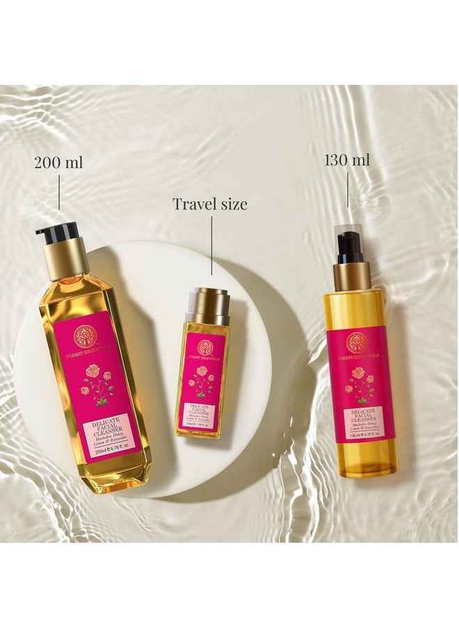 Delicate Facial Cleanser Mashobra Honey, Lemon & Rose Water 130 Ml (Face Wash)