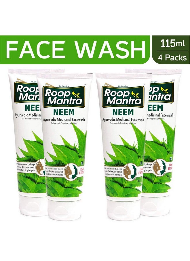 Neem Face Wash, 115 Ml (Pack Of 4)