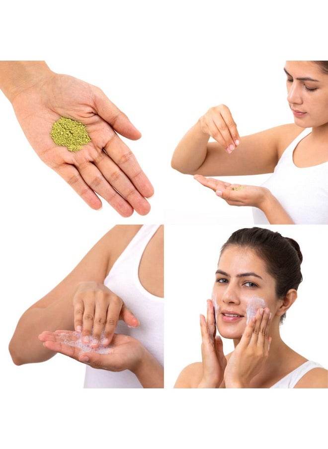 Neem Face Wash For Acne & Pimples, With Bergamot For Clear Skin, 100% Natural Powder Facewash For Acne Prone Skin, Pimples & Blemishes, 15G