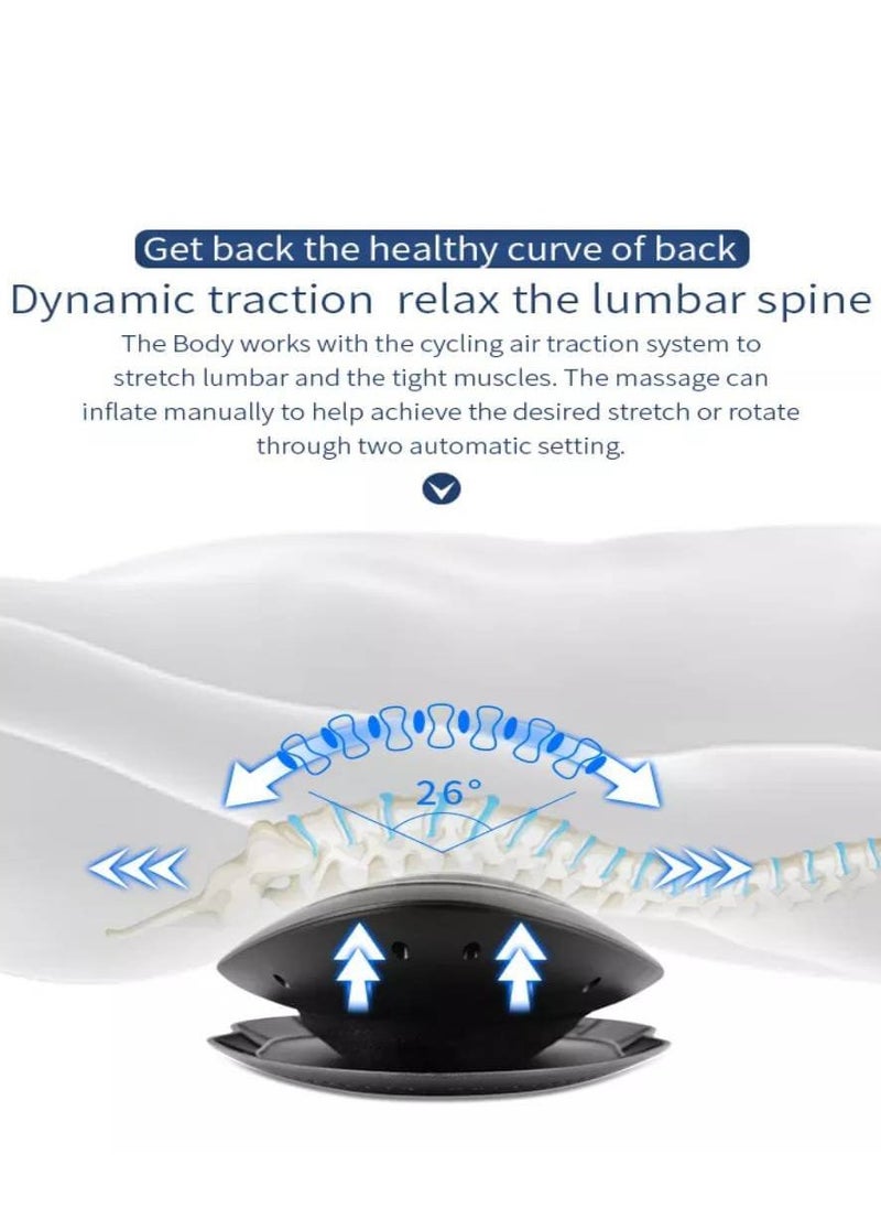 Lumbar Massager for Lower Back Pain Relief Heated