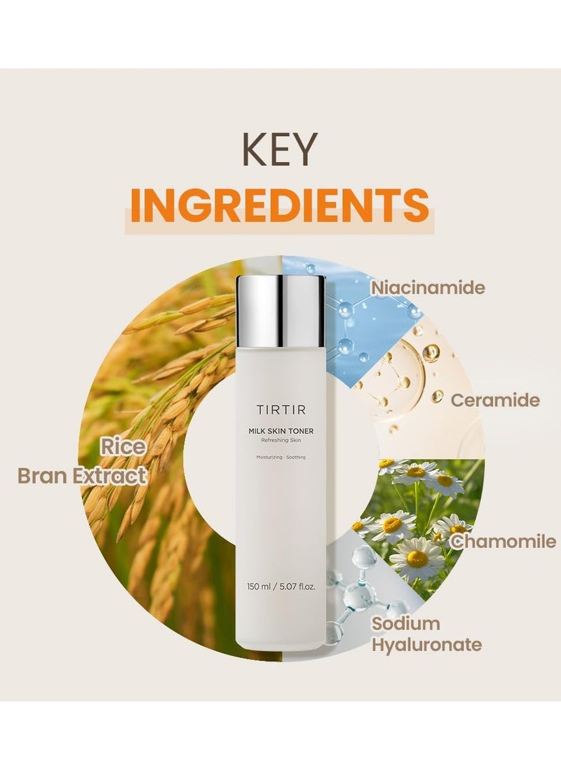 TIRTIR Milk Skin Rice Toner 150 ml