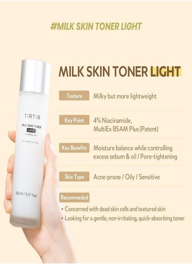 TIRTIR Milk Skin Toner - Hydrating & Soothing Facial Toner 150ml