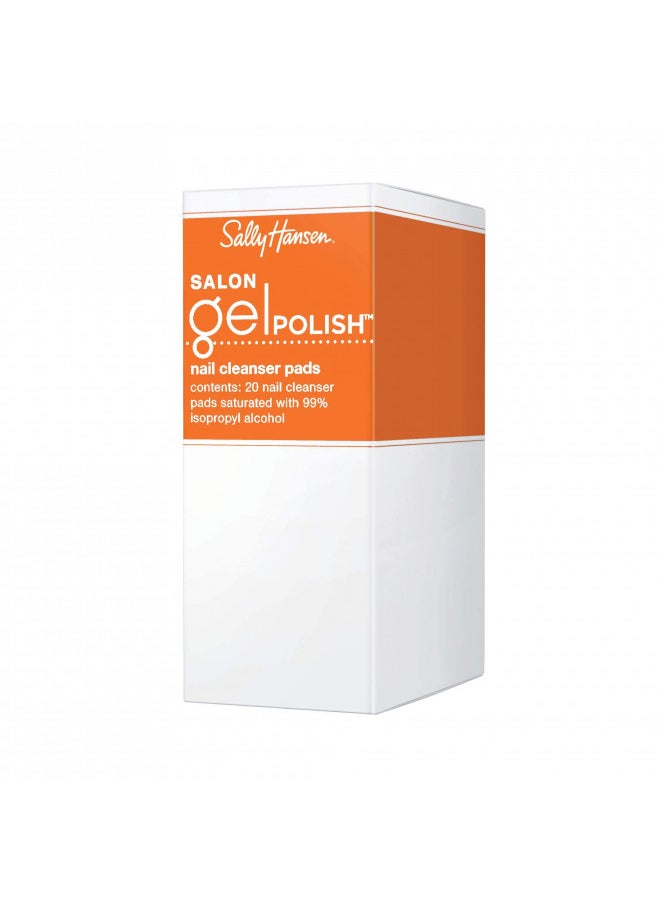 Sally Hansen Pro-Gel Cleanser Pads, 20 count (Pack of 1)