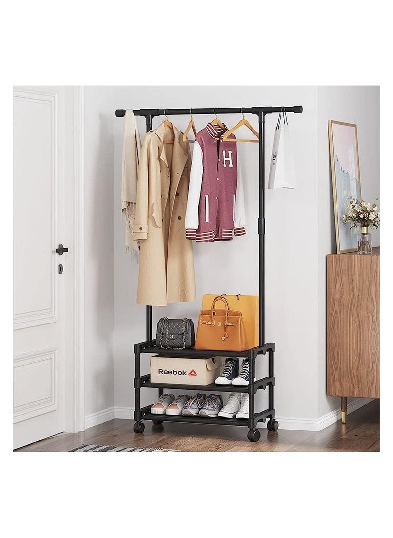 Stand Clothes & Shoe Organizer & Clothes Organizer