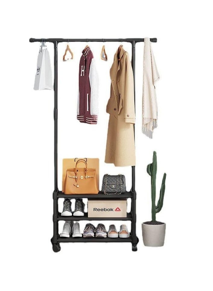 Stand Clothes & Shoe Organizer & Clothes Organizer