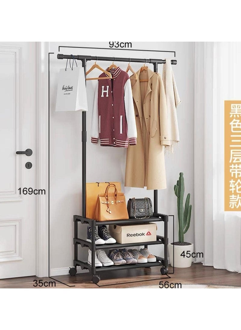 Stand Clothes & Shoe Organizer & Clothes Organizer