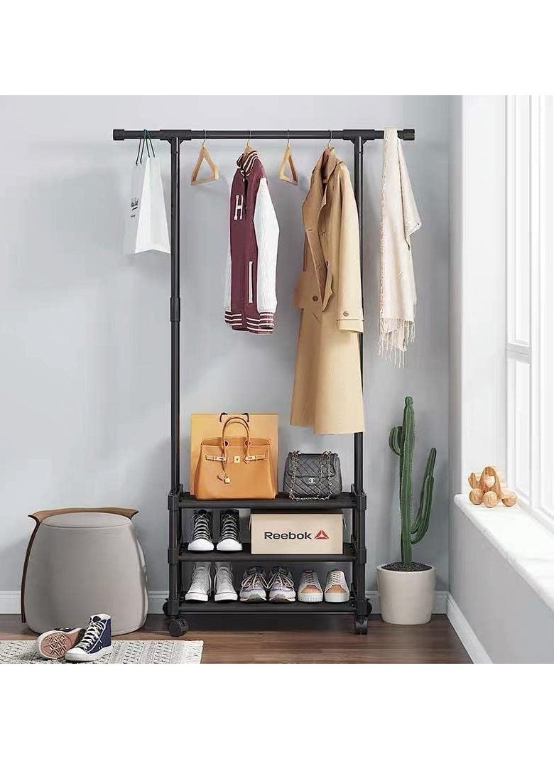 Stand Clothes & Shoe Organizer & Clothes Organizer