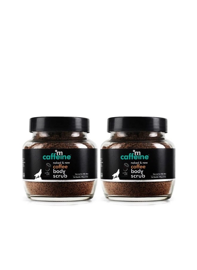 Exfoliating Coffee Body Scrub For Soft-Smooth Skin&Tan Removal|Unisex Body Scrub|De-Tan Bathing Scrub With Coconut Oil,Removes Dirt&Dead Skin|All Skin Types-Combo Saver Pack Of 2(200Gm)