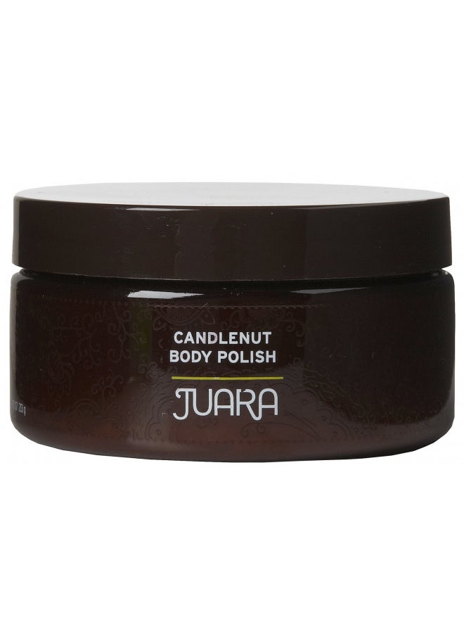 JUARA - Candlenut Body Polish | Invigorating Scrub | Deep Exfoliation | Smooth Rough Skin | Healing Hydration | Cruelty Free, Paraben, Sulfate Free, Vegetarian | 7.5 oz