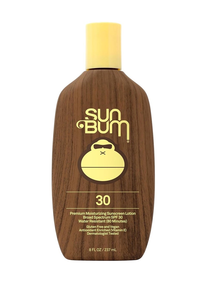 Sun Bum Original SPF 30 Sunscreen Body Lotion | Broad Spectrum Moisturizing Sunblock with Vitamin E | Hawaii 104 Act Compliant (Octinoxate & Oxybenzone Free) | 8 oz