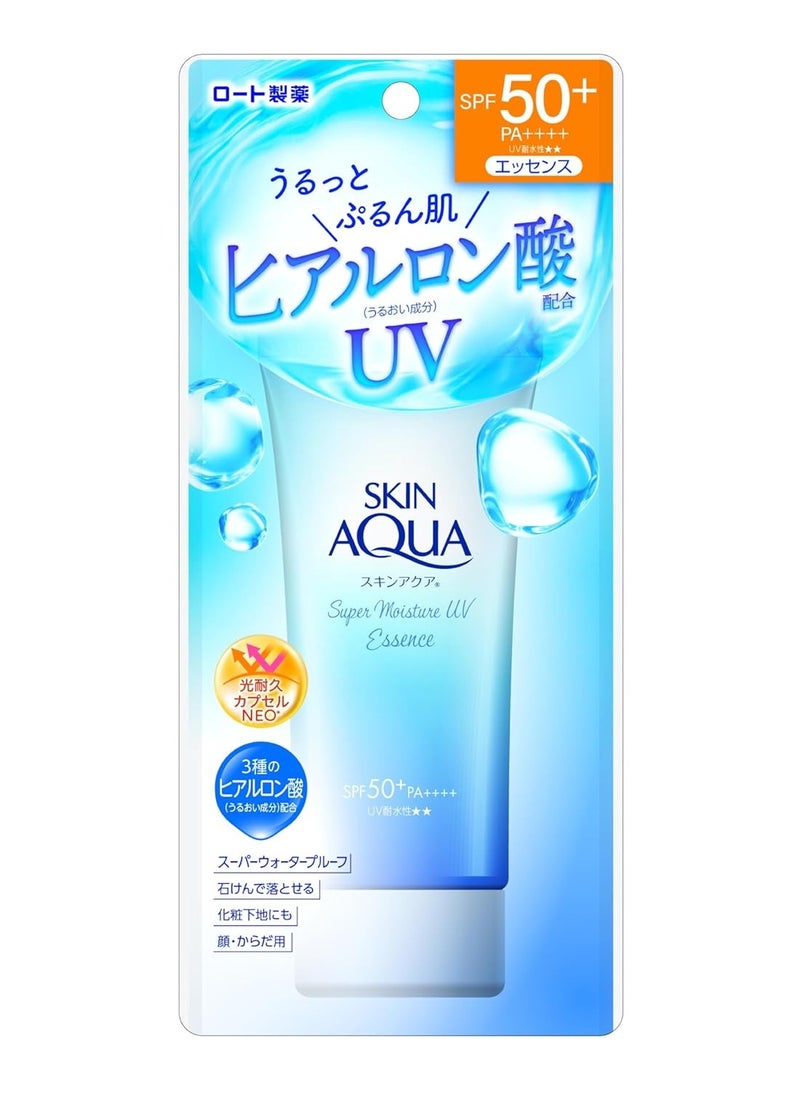 SKIN AQUA Super Moisturizing UV Essence 80g / 2.8 oz 2023 version 2.82 Ounce (Pack of 1)