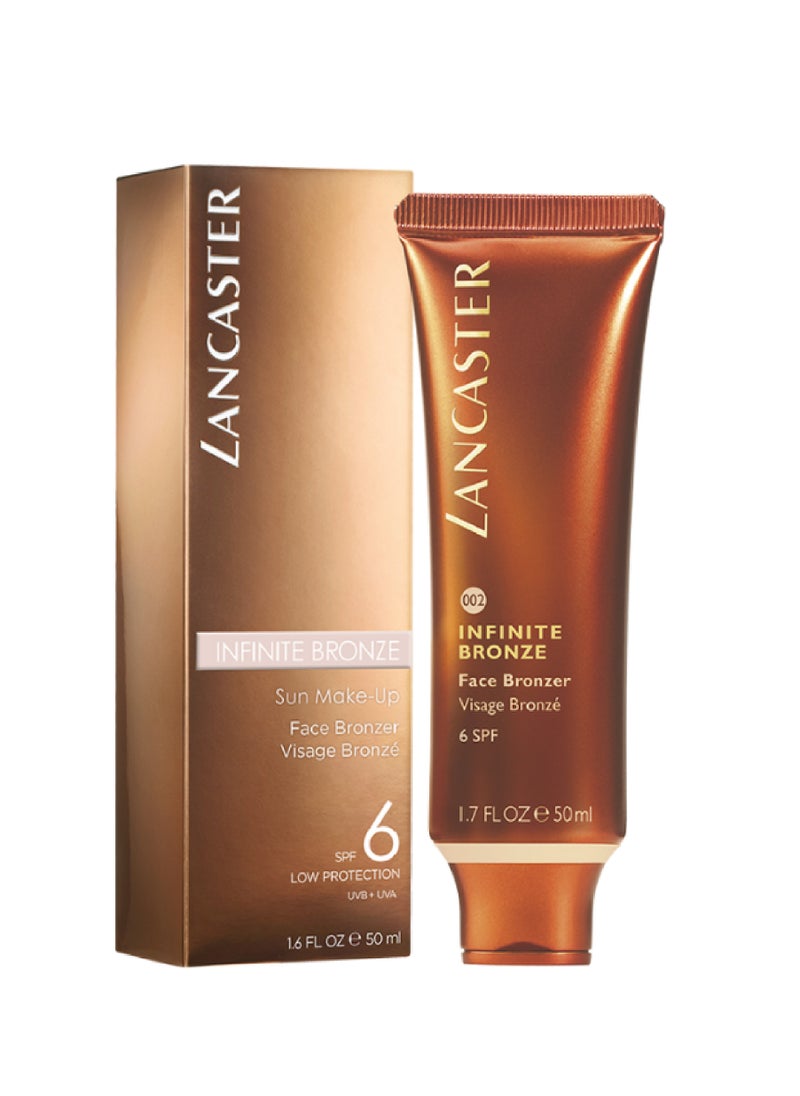 LANCASTER INFINITE BRONZE FACE SUN SPF6 MAKE-UP CRM 50ML