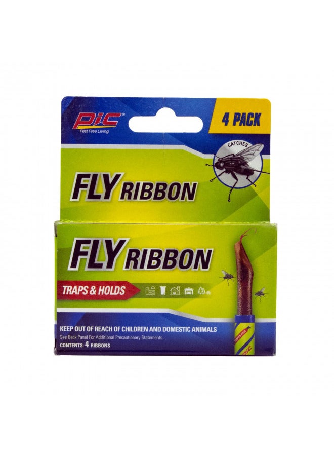 PIC Fly Ribbon Bug & Insect Catcher (4 Pack)