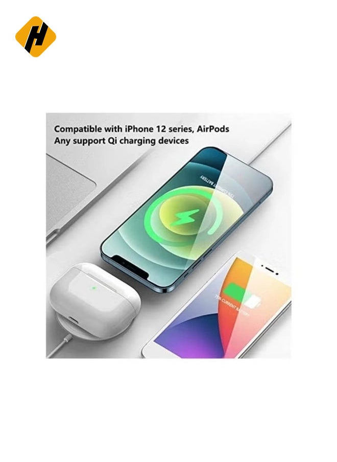 20W Magnetic Wireless Charging Cable USB-C Compatible with Apple iPhone 12/12 Mini/12 Pro/12 Pro Max