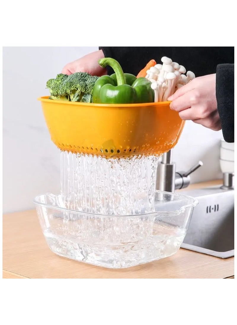 Multi-Layer Drain Basket 6-piece set is a versatile and convenient solution for your kitchen needs. Designed for efficient draining and rinsing, these durable baskets come in various sizes to accommodate fruits, vegetables, and more.