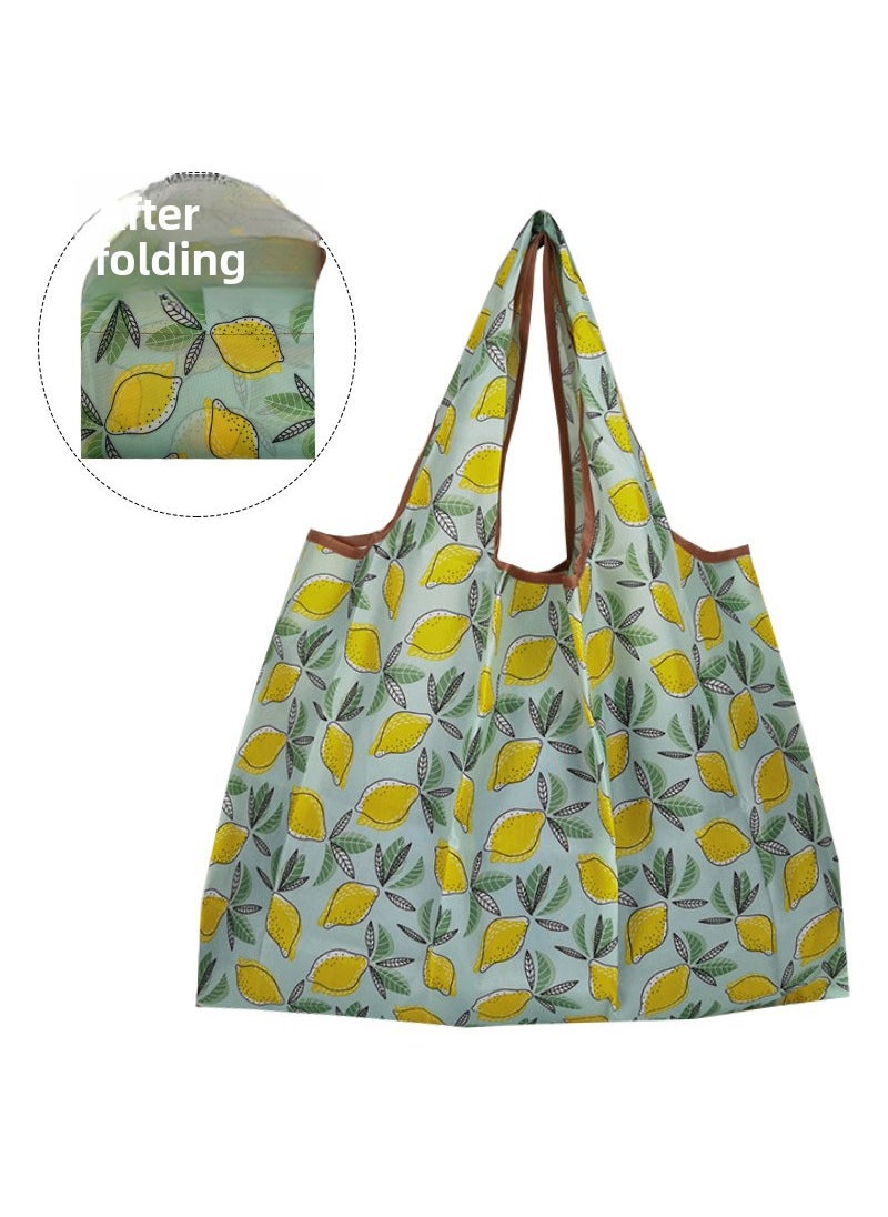 1 x 5 pcs Foldable Eco-Friendly Large Oxford Shopping Tote Light Sydney