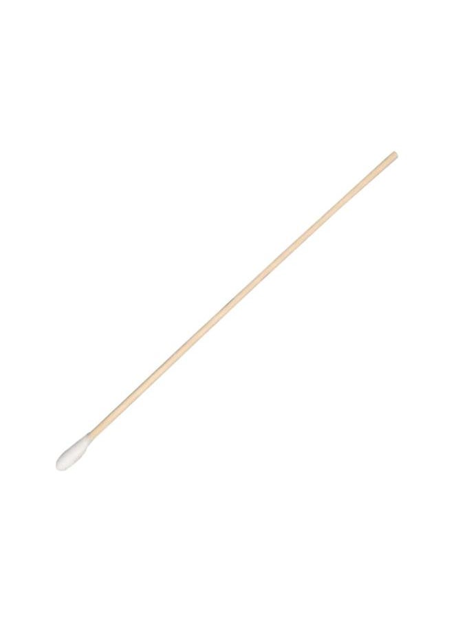 Cotton Swabs 100Pcs Long Wood Handle Medical Swabs Ear Cleaning Wound Care Cotton Buds Sanitary Round Cotton Tip Swab