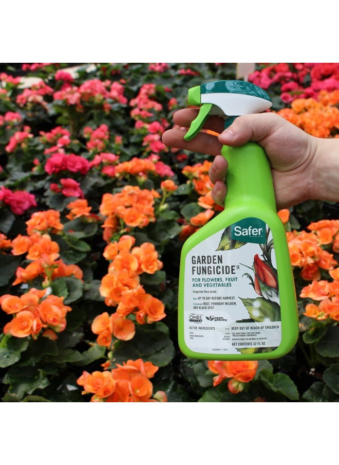 Safer Brand 5450-6 Garden Fungicide Ready to Use 32 Ounces