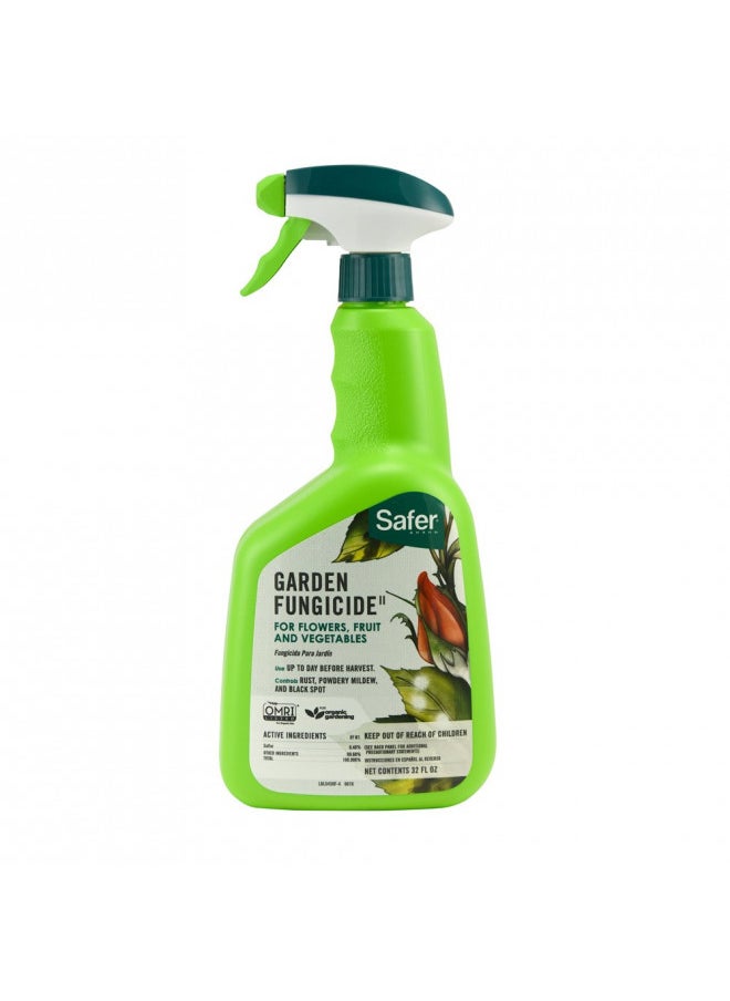 Safer Brand 5450-6 Garden Fungicide Ready to Use 32 Ounces