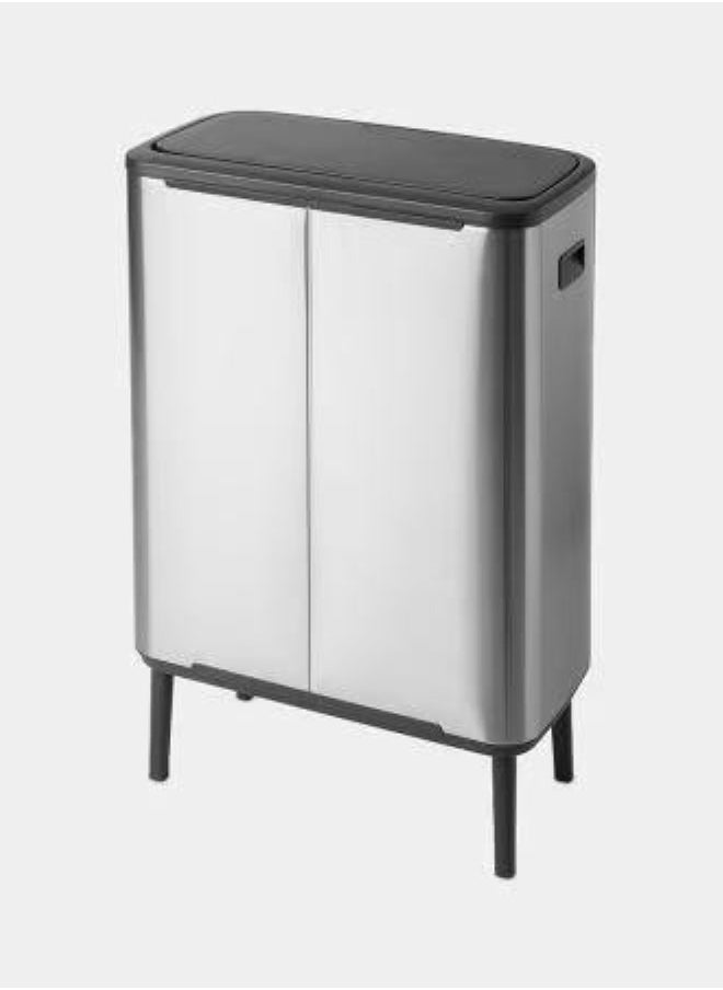 Fingerprint Proof Touch Bin 60 L Matt Steel