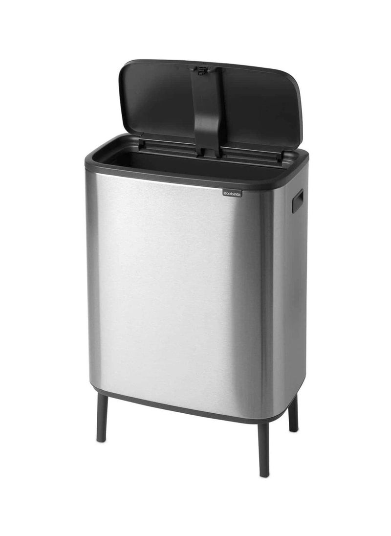 Fingerprint Proof Touch Bin 60 L Matt Steel