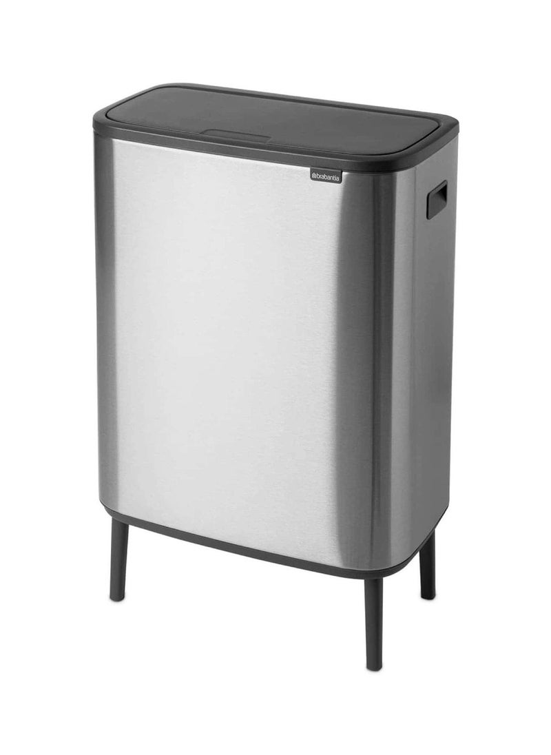 Fingerprint Proof Touch Bin 60 L Matt Steel