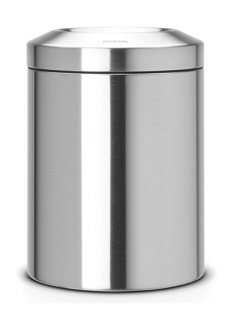 Flame Guard Waste Paper Bin 7 Litre Brilliant Steel