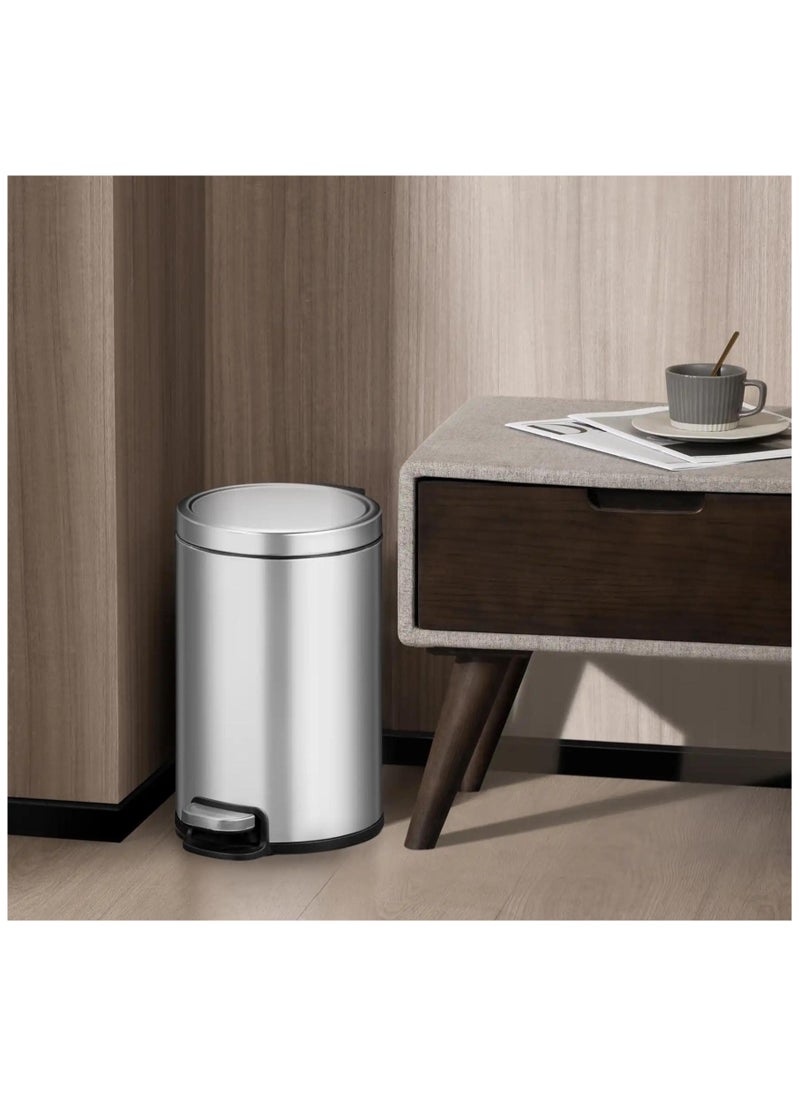 Serene Stainless Steel Step Bin 12 L