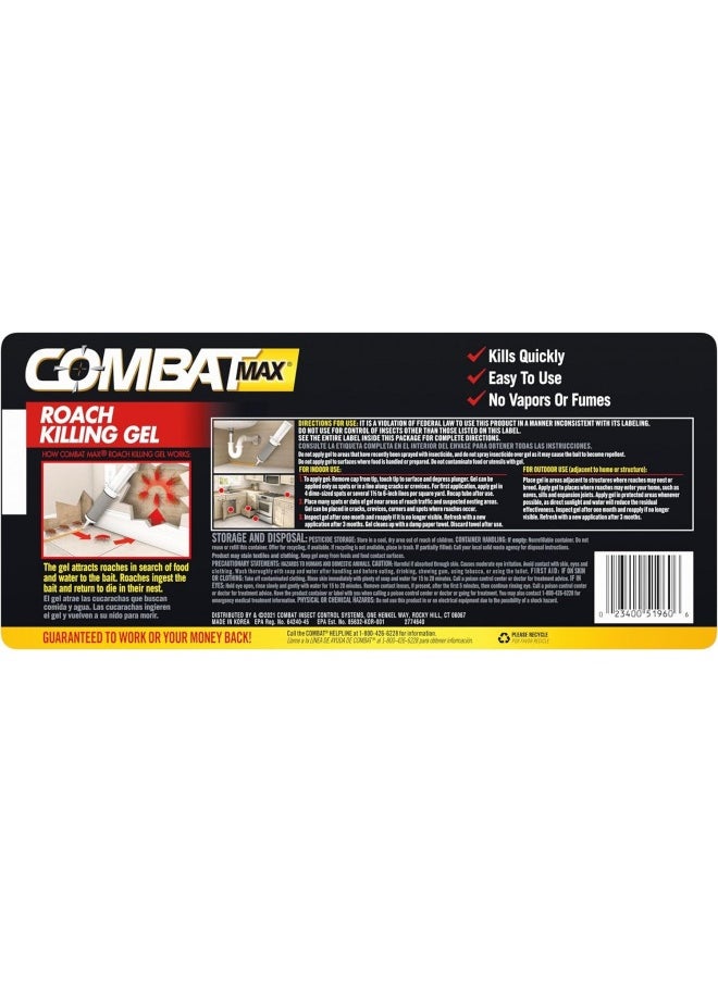 Combat Source Kill Max Roach Killing Gel, 60 Grams (Pack Of 4) , Combat-Fj3G