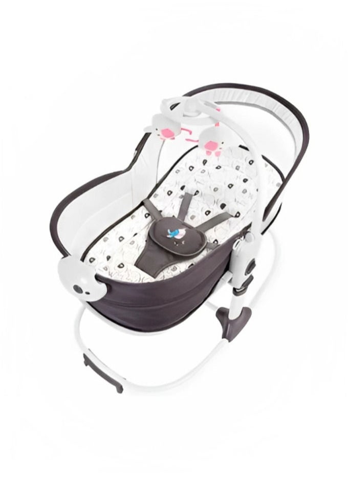 Baby Rocker Deluxe 6 In 1 Rocking Bassinet Multifunctional Bassinet For Newborn Boy Girl For The Age 0 To 12 Month