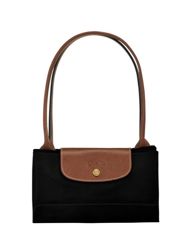 Longchamp women's large tote bag, handbag, shoulder bag black classic style