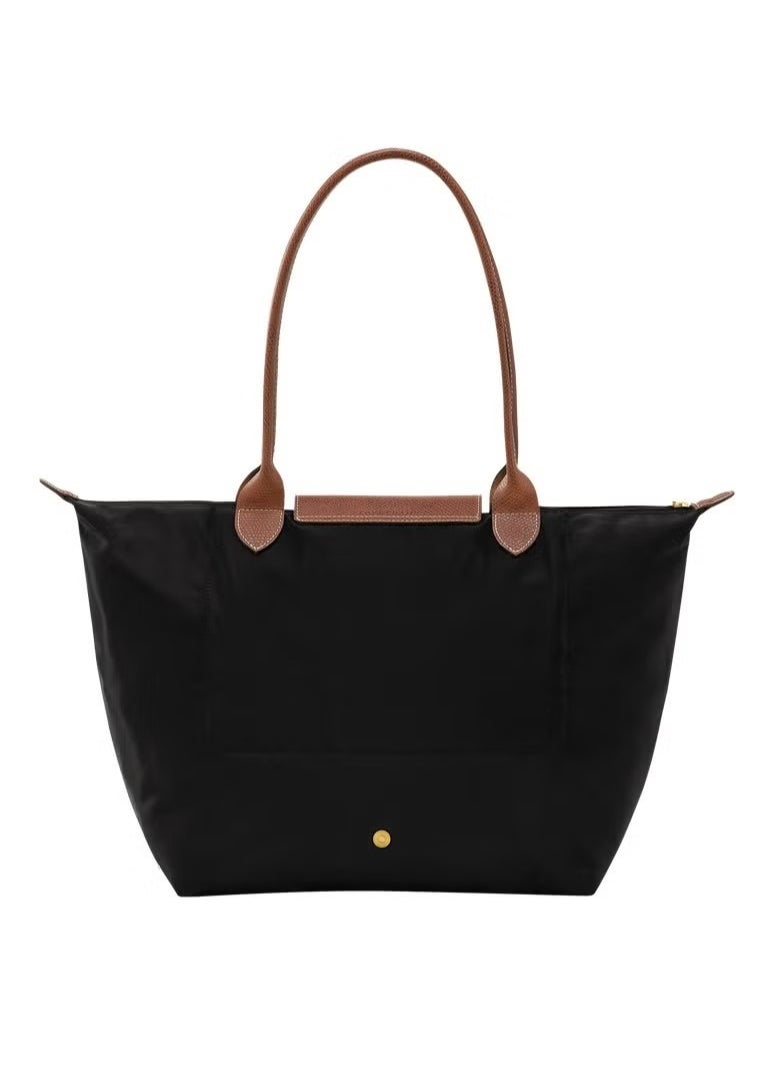 Longchamp women's large tote bag, handbag, shoulder bag black classic style