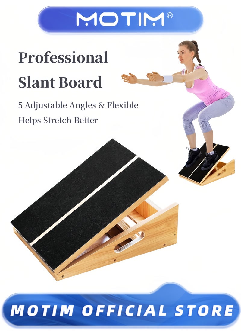 Slant Board for Calf Stretching Squats and Achilles Calf Stretcher Slant Board