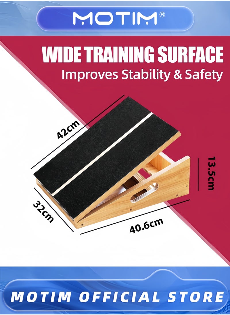 Slant Board for Calf Stretching Squats and Achilles Calf Stretcher Slant Board