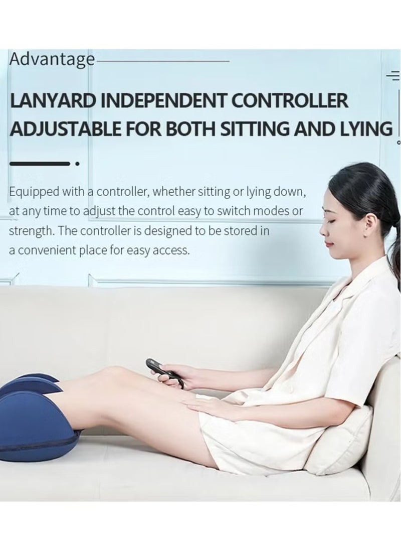 Remote Control Electric Kneading Shiatsu Heated Foot Calf Massager Machine with Heat Therapy Arm Leg Foot Massager Machine