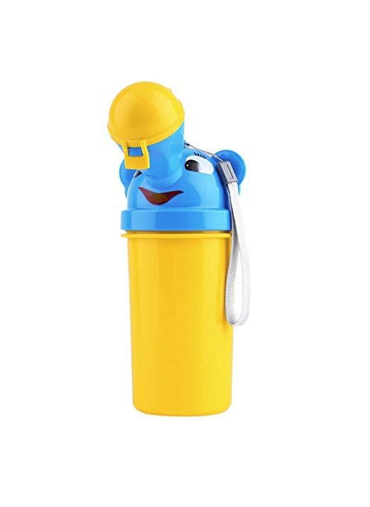 1 x 5 pcs Portable Kids Potty Urinal for Boys Yellow (boy)