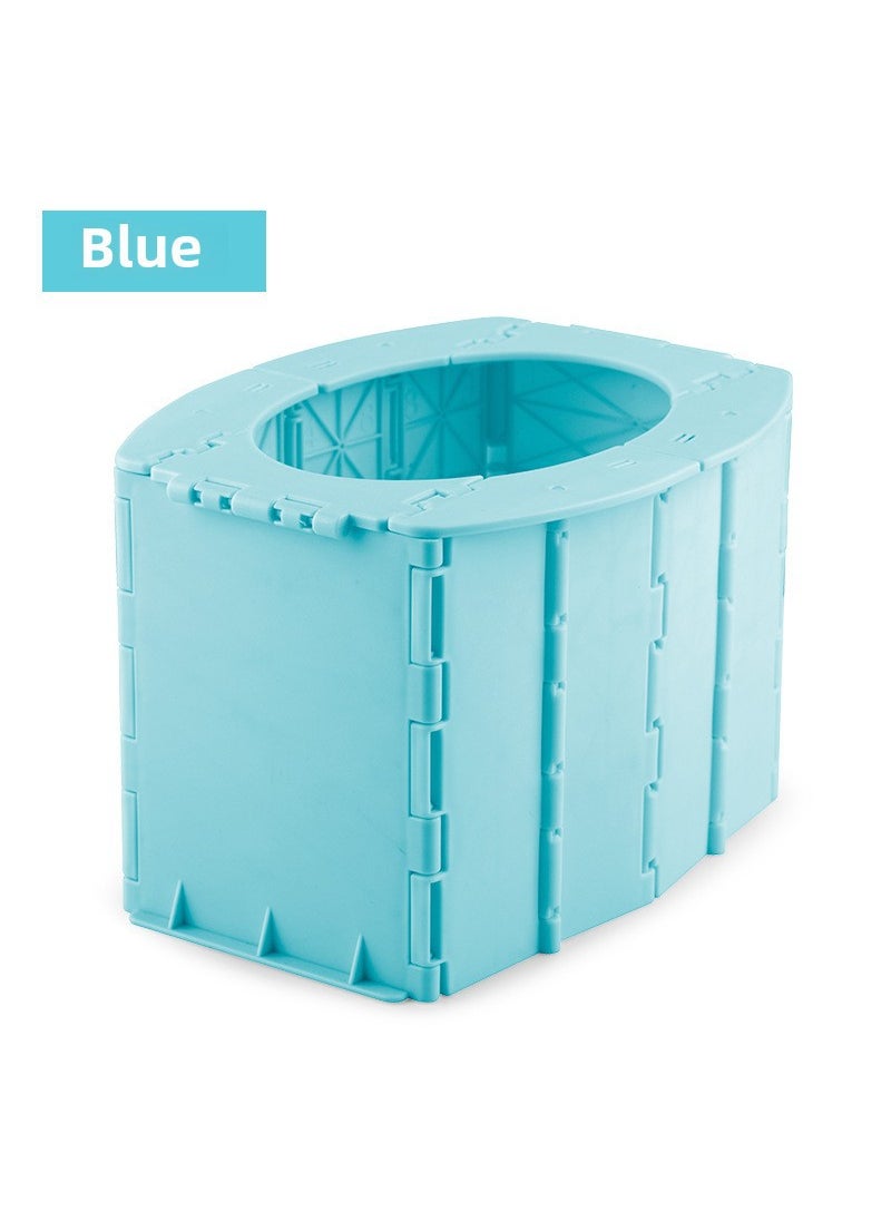 1 x 5 pcs CPC Certified Folding Baby Potty Portable Kid Toilet Blue