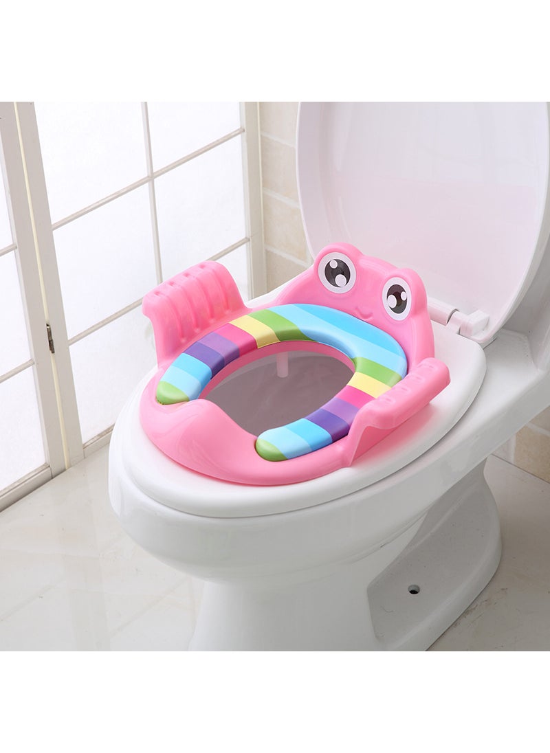 Oversized Baby Potty Seat with Handles Pink