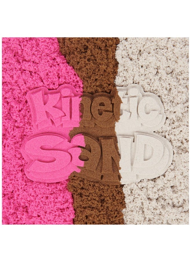 Ice Cream Scents 3-Pack, 2Lbs Of Strawberry, Chocolate, And Vanilla Scented Play Sand, Toys For Kids Ages 3+