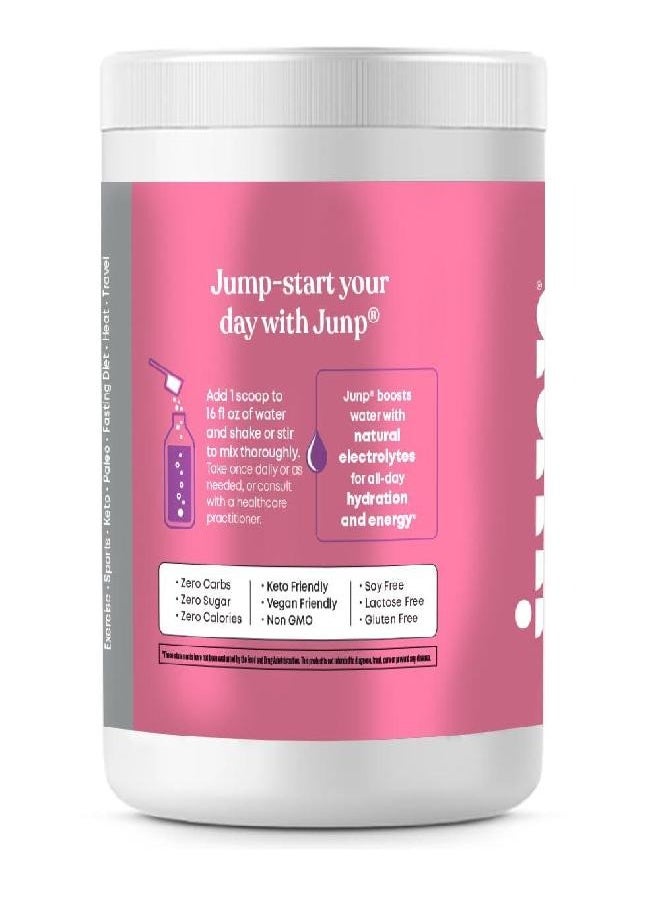 JUNP Electrolytes Powder No Sugar No Carbs - Vine Ripened Grape Keto Electrolyte Drink Mix - Potassium & Salt Hydration Powder Electrolytes Zero Calorie Sugar Free Electrolyte Powder, 90 Servings (Grape)