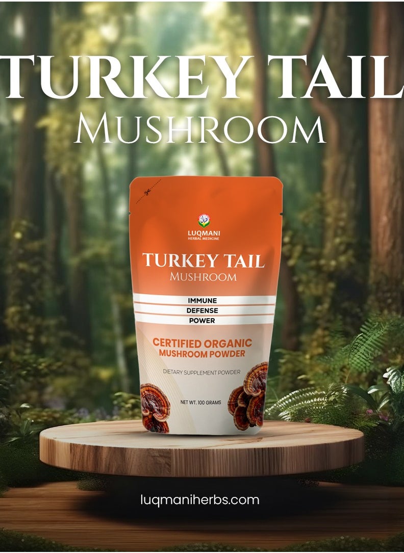 Turkey Tail Mushroom 100Gram Powder foe your favorite Drinks