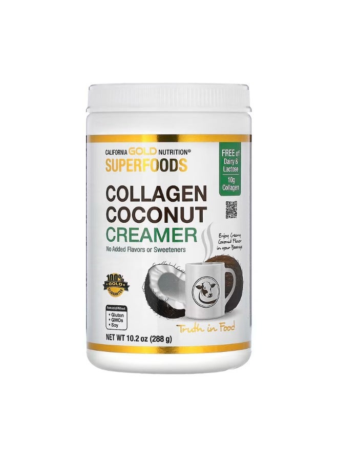 SUPERFOODS Collagen Coconut Creamer 10.2 oz 288 g