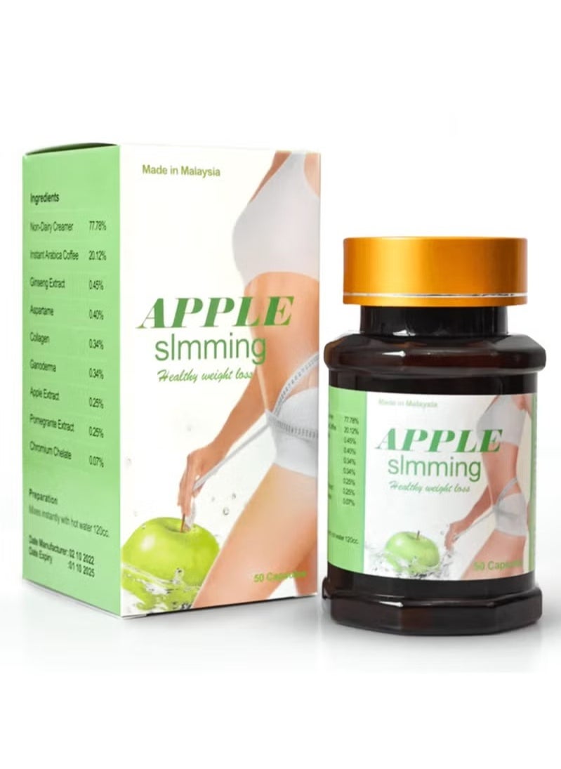 Apple Slimming Healthy Weight Loss 50 Capsules Top Reviewed best offer