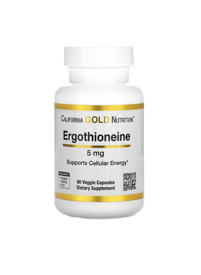 Ergothioneine 5 mg 90 Veggie Capsules