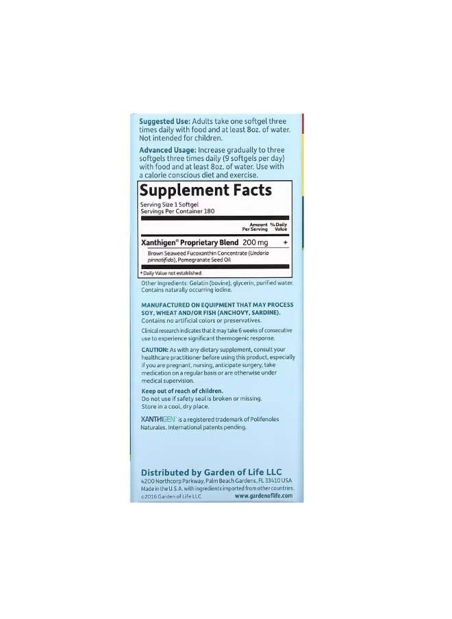 FucoThin 180 Softgels