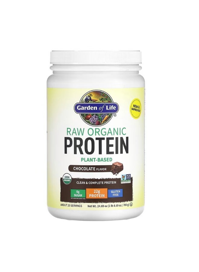 RAW Organic Protein PlantBased Chocolate 24.69 oz 700 g